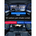 5d mesh magnetic foldable car sunshade car curtain